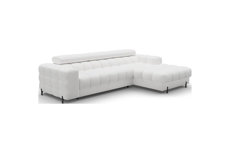 Hörnsoffa Eltap Felro 285x181x93 cm - Royal 01, Vit, Höger - Möbler - Vardagsrum - Bäddsoffor