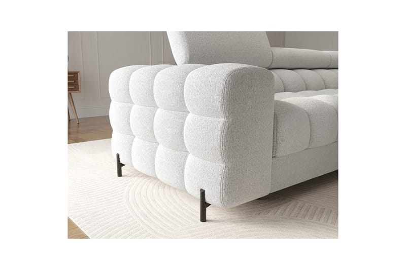 Hörnsoffa Eltap Felro 285x181x93 cm - Royal 03, Grå, Höger - Möbler - Vardagsrum - Bäddsoffor
