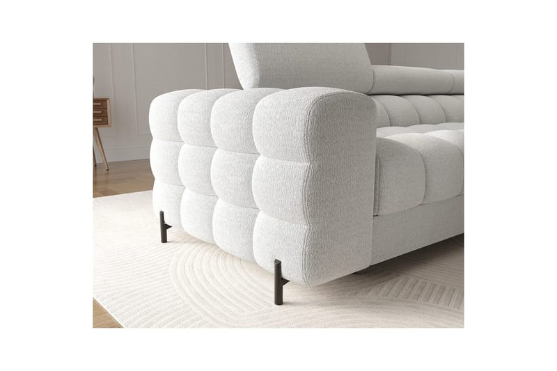 Hörnsoffa Eltap Felro 285x181x93 cm - Royal 03, Grå, Höger - Möbler - Vardagsrum - Bäddsoffor