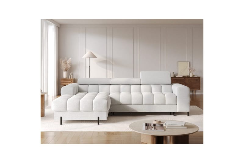 Hörnsoffa Eltap Felro 285x181x93 cm - Royal 03, Grå, Vänster - Möbler - Vardagsrum - Bäddsoffor