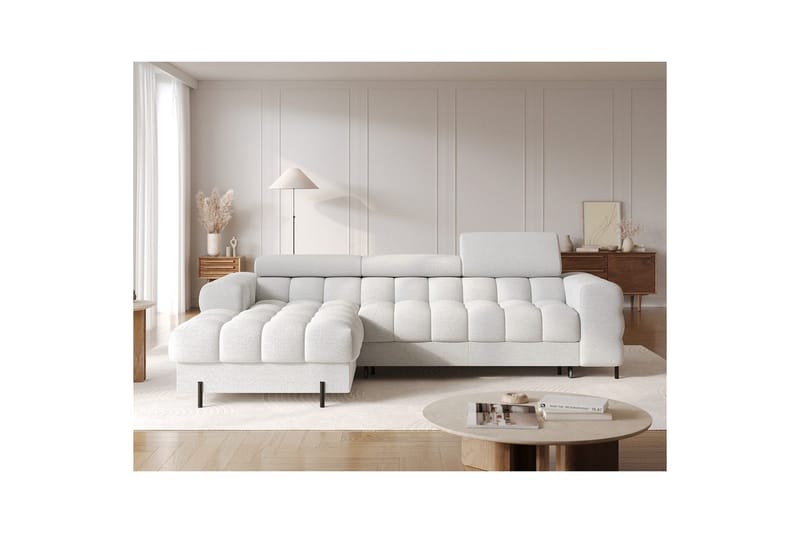 Hörnsoffa Eltap Felro 285x181x93 cm - Royal 03, Grå, Vänster - Möbler - Vardagsrum - Bäddsoffor