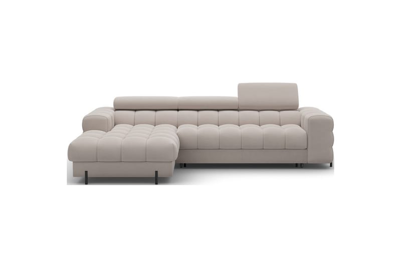 Hörnsoffa Eltap Felro 285x181x93 cm - Royal 18, Beige, Vänster - Möbler - Vardagsrum - Bäddsoffor