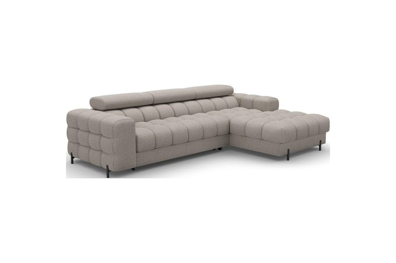 Hörnsoffa Eltap Felro 285x181x93 cm - Royal 20, Beige, Höger - Möbler - Vardagsrum - Bäddsoffor
