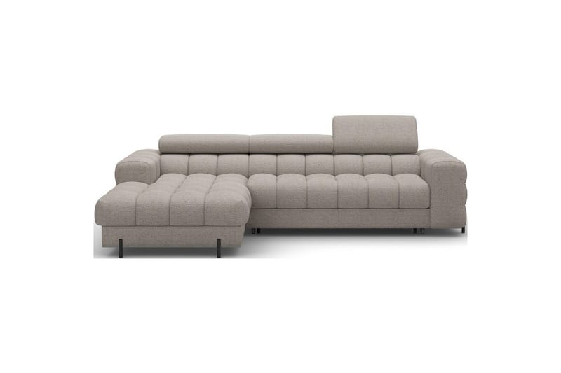 Hörnsoffa Eltap Felro 285x181x93 cm - Royal 20, Beige, Vänster - Möbler - Vardagsrum - Bäddsoffor