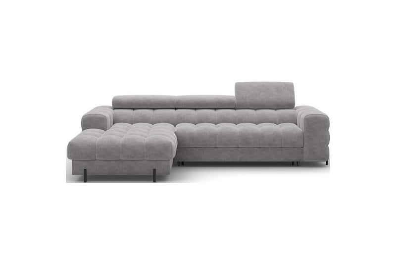 Hörnsoffa Eltap Felro 285x181x93 cm - Sola 04, Grå, Vänster - Möbler - Vardagsrum - Bäddsoffor