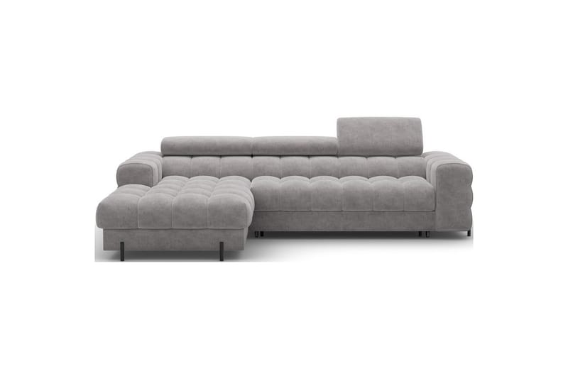 Hörnsoffa Eltap Felro 285x181x93 cm - Sola 04, Grå, Vänster - Möbler - Vardagsrum - Bäddsoffor