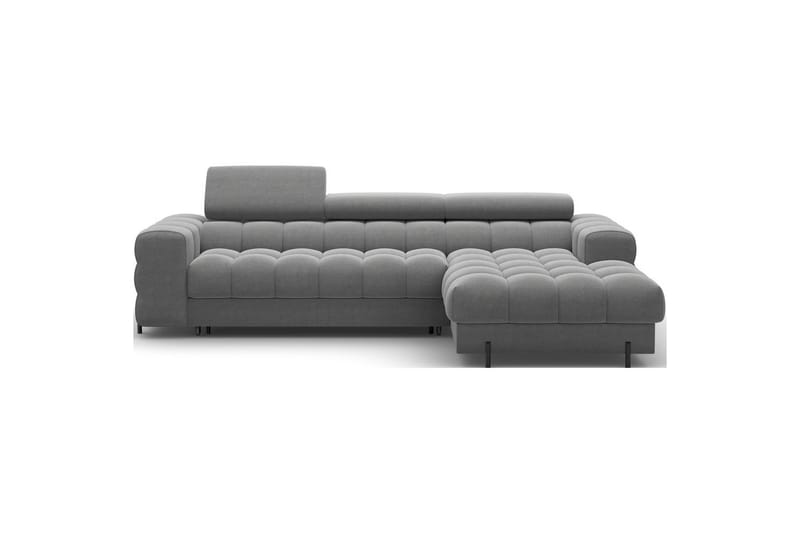 Hörnsoffa Eltap Felro 285x181x93 cm - Sola 06, Mörkgrå, Höger - Möbler - Vardagsrum - Bäddsoffor