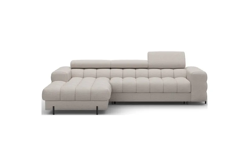 Hörnsoffa Eltap Felro 285x181x93 cm - Sola 18, Beige, Vänster - Möbler - Vardagsrum - Bäddsoffor