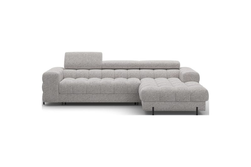 Hörnsoffa Eltap Felro 285x181x93 cm - Pellerito 20, Grå, Höger - Möbler - Vardagsrum - Bäddsoffor