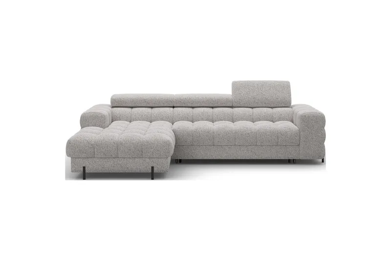 Hörnsoffa Eltap Felro 285x181x93 cm, Pellerito 20, Grå, Vänster