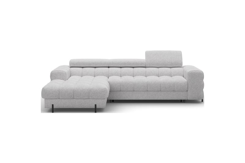 Hörnsoffa Eltap Felro 285x181x93 cm - Pellerito 03, Grå, Vänster - Möbler - Vardagsrum - Bäddsoffor