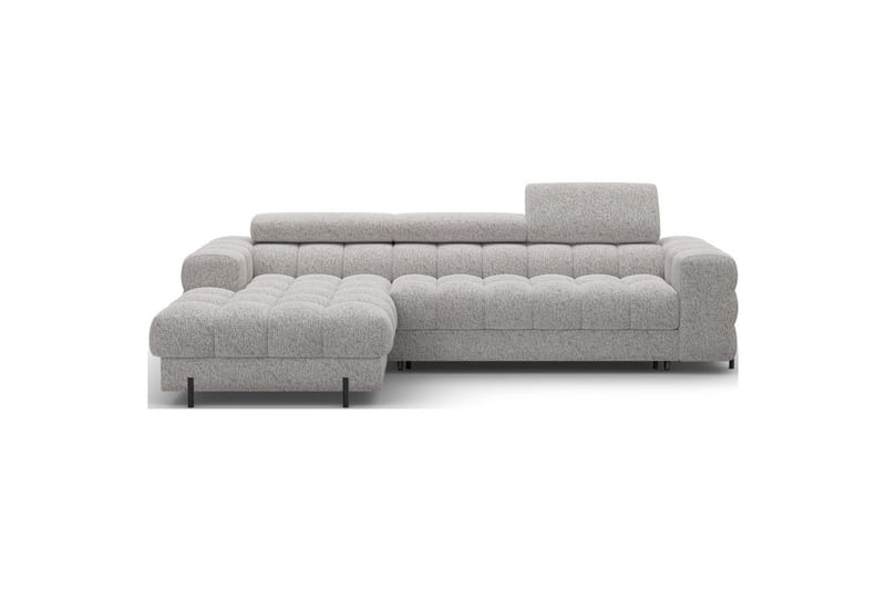 Hörnsoffa Eltap Felro 285x181x93 cm - Pellerito 20, Grå, Vänster - Möbler - Vardagsrum - Bäddsoffor