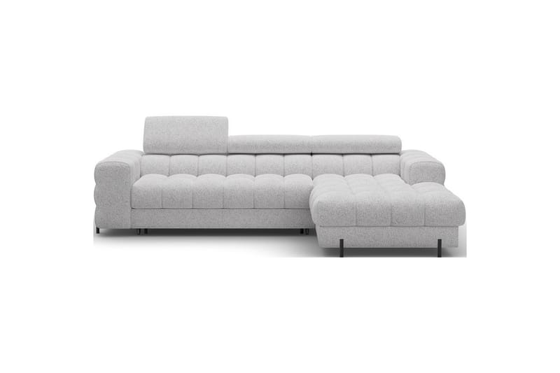 Hörnsoffa Eltap Felro 285x181x93 cm - Pellerito 03, Grå, Höger - Möbler - Vardagsrum - Bäddsoffor