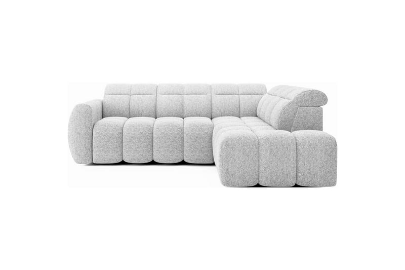 Hörnsoffa Eltap Flconn 258x208x107 cm, Korallin 01, Grå, Höger