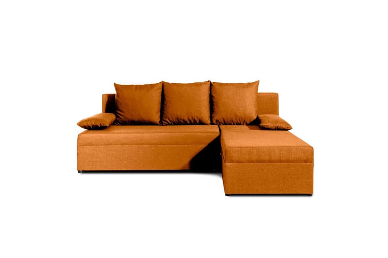Hörnsoffa Eltap Gino 201x143x90 cm - Nube 45, Gul - Möbler - Vardagsrum - Bäddsoffor