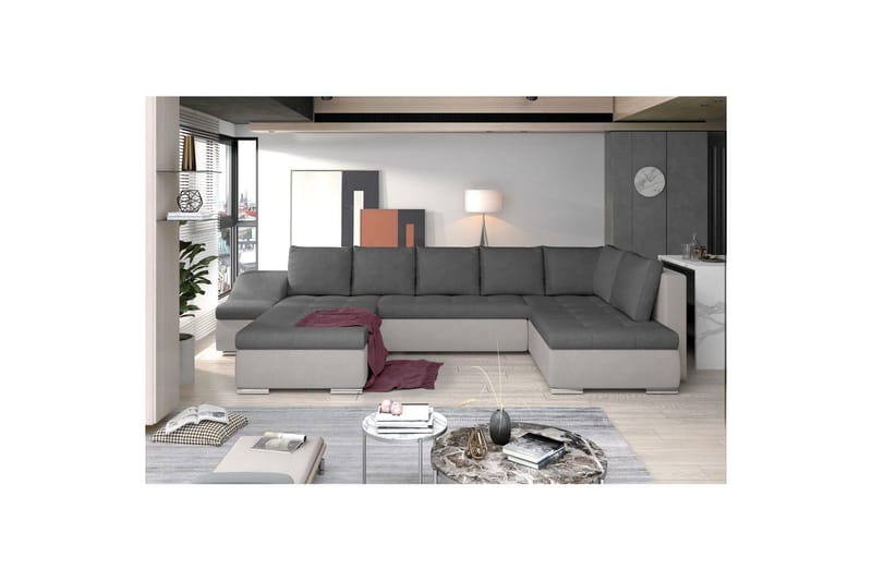 Hörnsoffa Eltap Giovanni 351x82x190 cm - Soro 93, Soro 83, Vänster - Möbler - Vardagsrum - Bäddsoffor - Hörnbäddsoffa