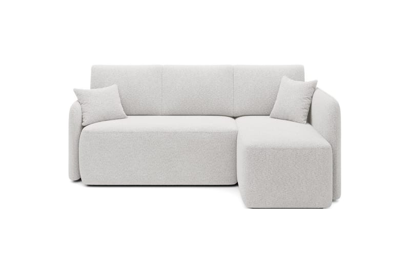 Hörnsoffa Eltap Hadson 206x150x89 cm, Royal 01, Vit, Höger