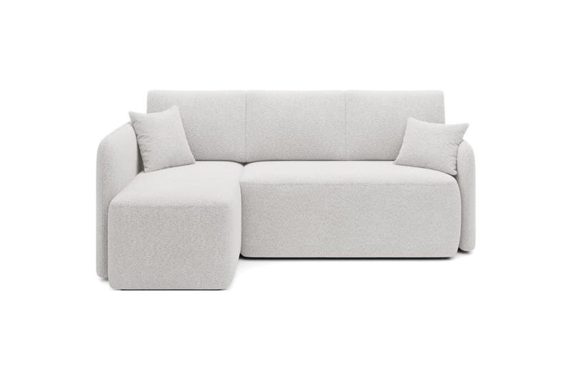 Hörnsoffa Eltap Hadson 206x150x89 cm - Royal 01, Vit, Vänster - Möbler - Vardagsrum - Bäddsoffor