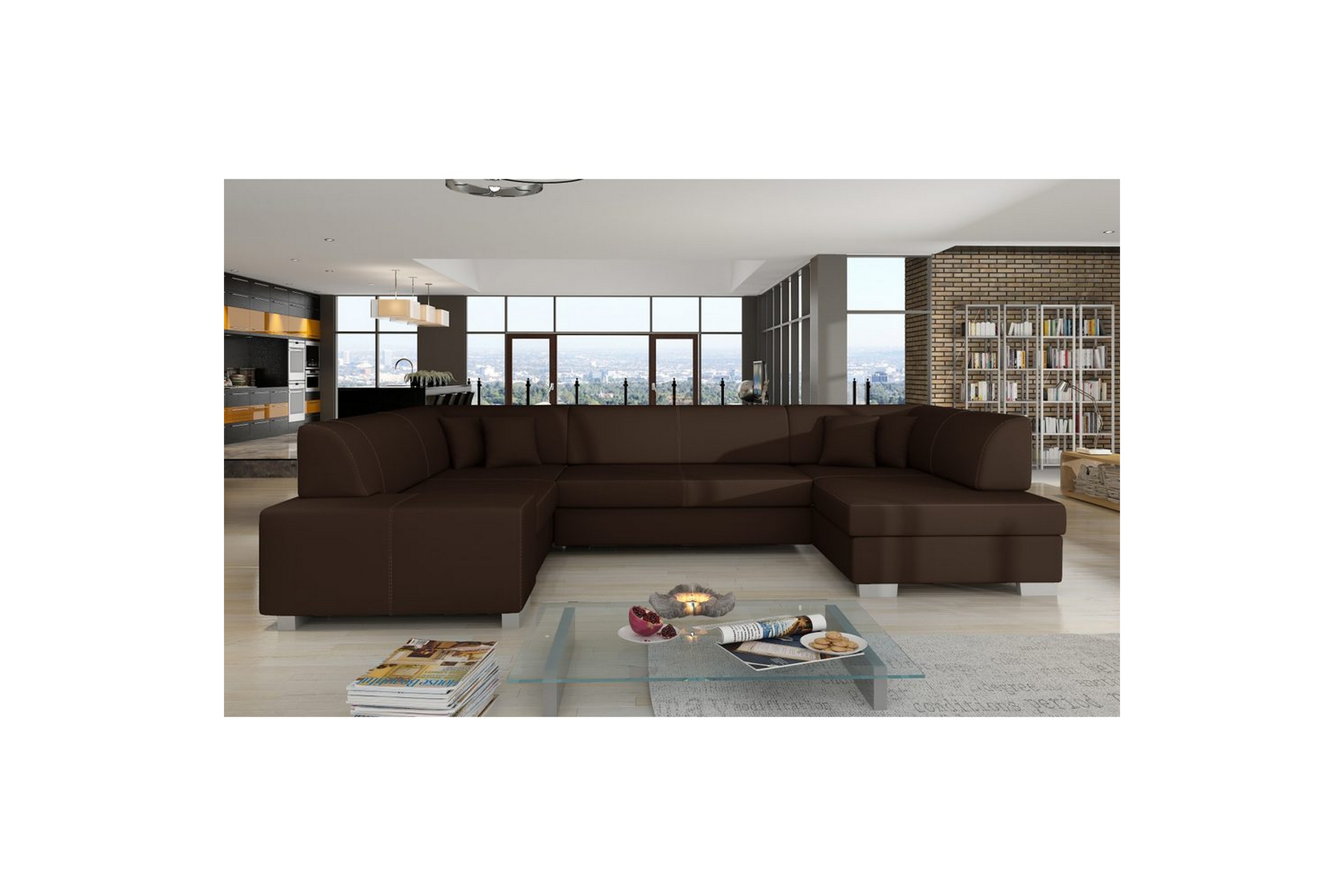 hörnsoffa eltap havana 322x204x72 cm - soft 66, höger