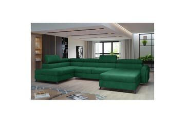 Hörnsoffa Eltap Josette 360x200x92 cm - Kronos 19, Mörkgrön, Vänster - Möbler - Vardagsrum - Bäddsoffor - U bäddsoffa