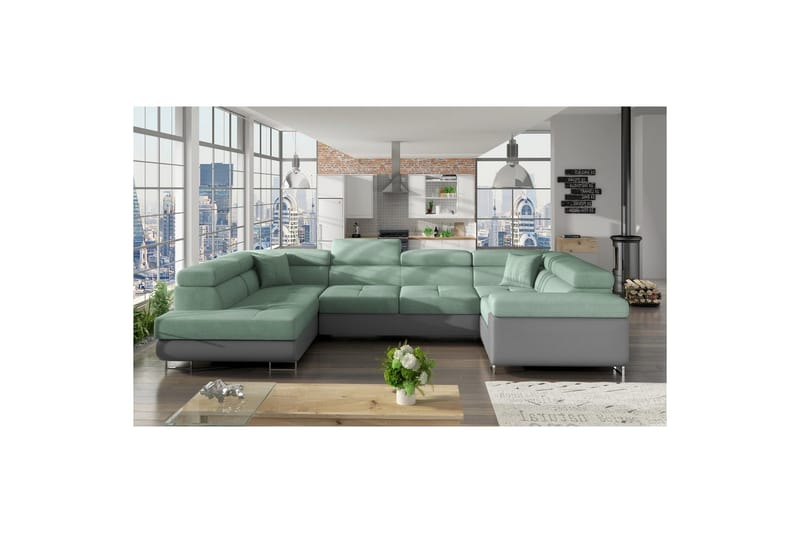 Hörnsoffa Eltap Letto 340x202x90 cm - Soro 34, Soft 29, Vänster - Möbler - Vardagsrum - Bäddsoffor - Hörnbäddsoffa