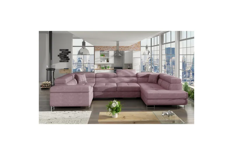 Hörnsoffa Eltap Letto 340x202x90 cm - Soro 61, Höger - Möbler - Vardagsrum - Bäddsoffor - Hörnbäddsoffa