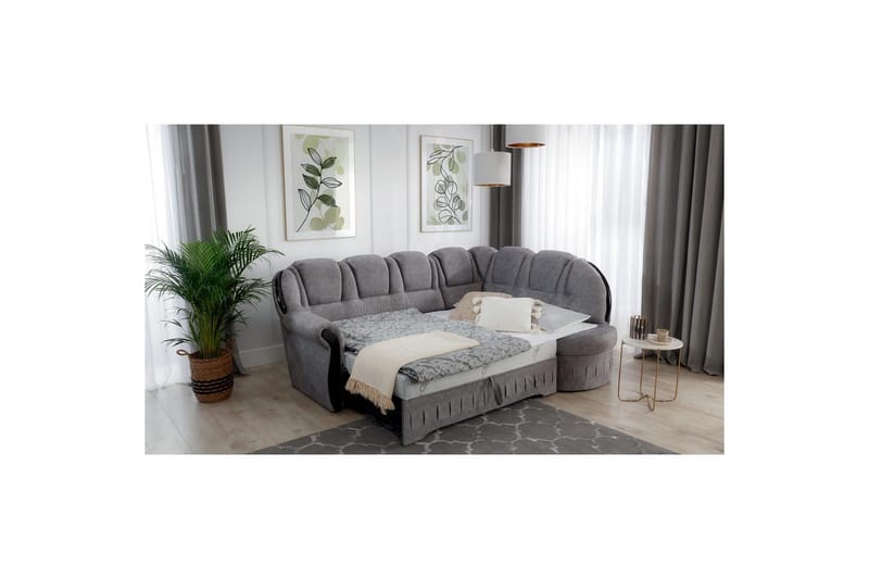 Hörnsoffa Eltap Lord 243x180x112 cm - Dora 21, Beige, Höger - Möbler - Vardagsrum - Bäddsoffor