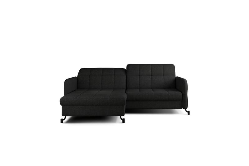 Hörnsoffa Eltap Lorelle 225x160x105 cm - Inari 100, Svart, Vänster - Möbler - Vardagsrum - Bäddsoffor