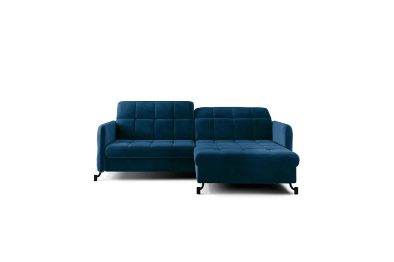 Hörnsoffa Eltap Lorelle 225x160x105 cm - Kronos 09, Mörkblå, Höger - Möbler - Vardagsrum - Bäddsoffor
