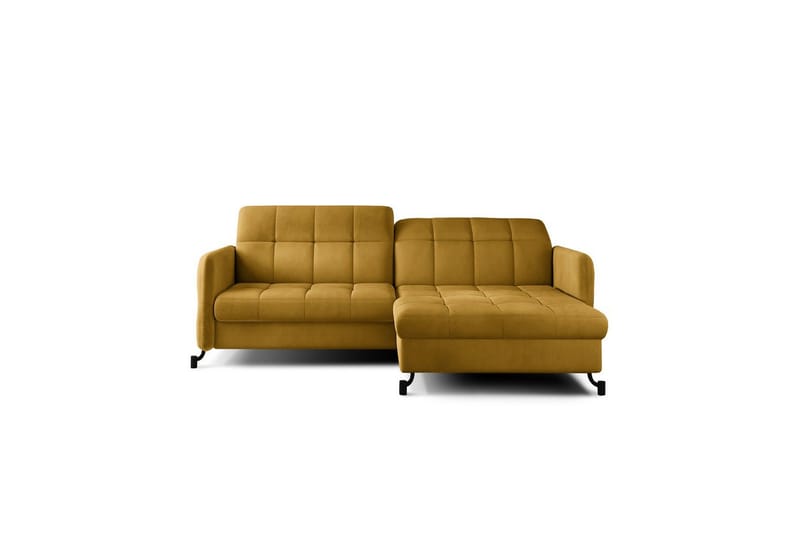 Hörnsoffa Eltap Lorelle 225x160x105 cm - Monolit 48, Gul, Höger - Möbler - Vardagsrum - Bäddsoffor