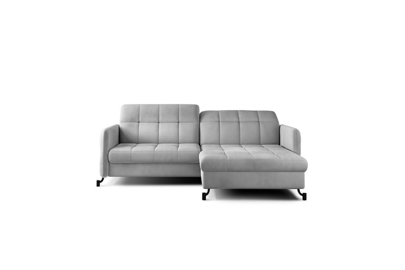 Hörnsoffa Eltap Lorelle 225x160x105 cm - Monolit 84, Ljusgrå, Höger - Möbler - Vardagsrum - Bäddsoffor