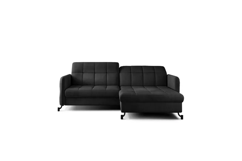 Hörnsoffa Eltap Lorelle 225x160x105 cm - Monolith 97, Mörkgrå, Höger - Möbler - Vardagsrum - Bäddsoffor