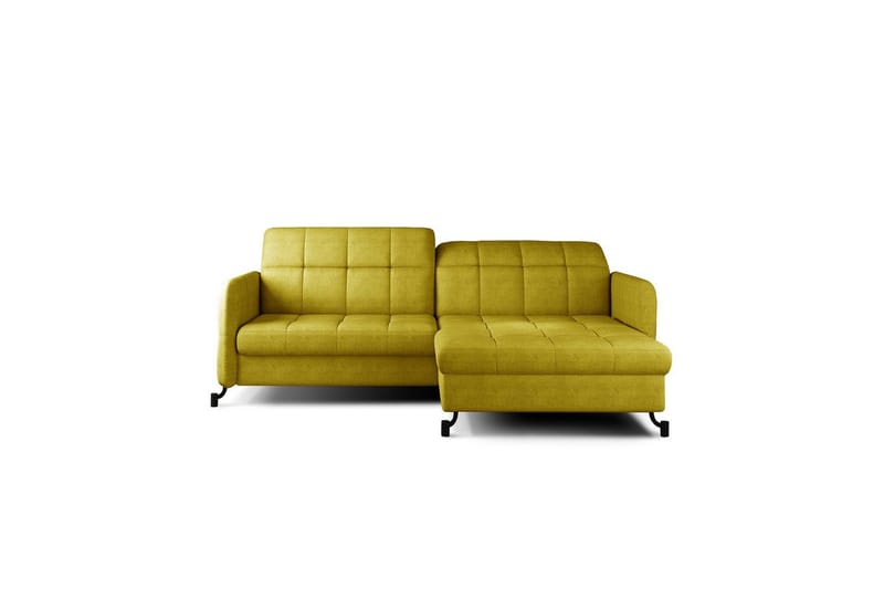 Hörnsoffa Eltap Lorelle 225x160x105 cm - Omega 68, Gul, Höger - Möbler - Vardagsrum - Bäddsoffor