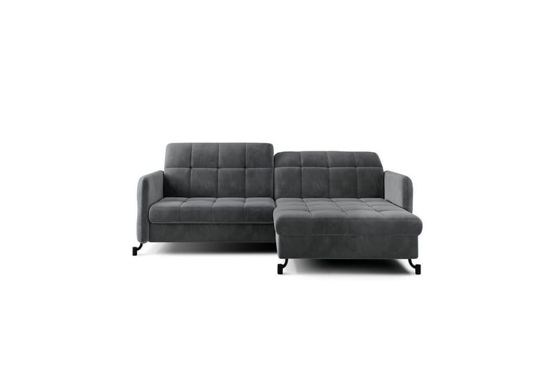 Hörnsoffa Eltap Lorelle 225x160x105 cm - Paros 06, Grå, Höger - Möbler - Vardagsrum - Bäddsoffor