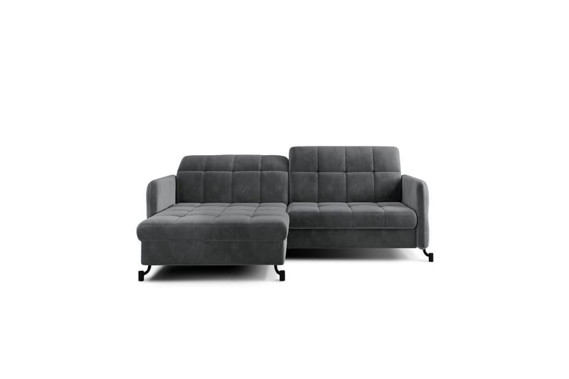 Hörnsoffa Eltap Lorelle 225x160x105 cm - Paros 06, Grå, Vänster - Möbler - Vardagsrum - Bäddsoffor