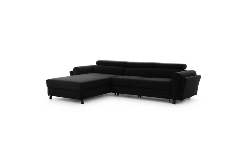 Hörnsoffa Eltap Mariall 288x200x92 cm - Inari 96, Mörkgrå, Vänster - Möbler - Vardagsrum - Bäddsoffor