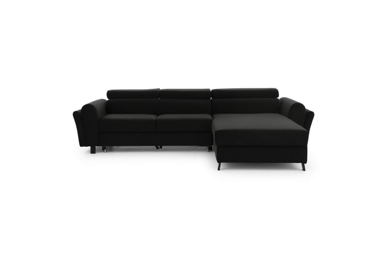 Hörnsoffa Eltap Mariall 288x200x92 cm - Sawana 14, Svart, Höger - Möbler - Vardagsrum - Bäddsoffor