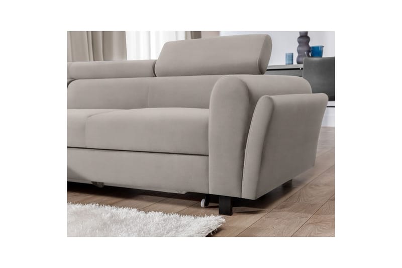 Hörnsoffa Eltap Mariall 288x200x92 cm - Paros 02, Beige, Vänster - Möbler - Vardagsrum - Bäddsoffor