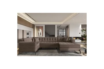 Hörnsoffa Eltap Montez 340x180x93 cm
