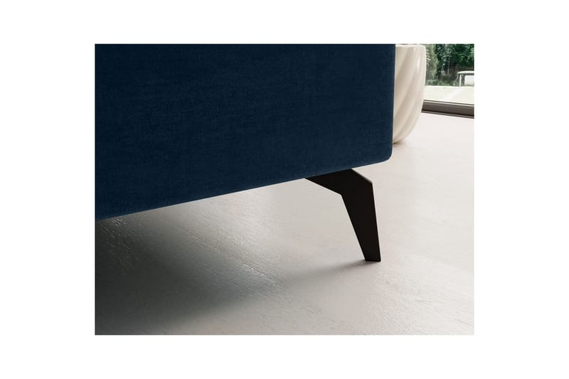 Hörnsoffa Eltap Solange 292x196x84 cm - Monolith 77, Mörkblå, Vänster - Möbler - Vardagsrum - Bäddsoffor
