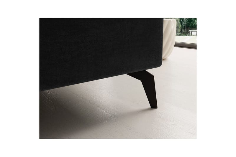 Hörnsoffa Eltap Solange 292x196x84 cm - Monolith 97, Mörkgrå, Vänster - Möbler - Vardagsrum - Bäddsoffor