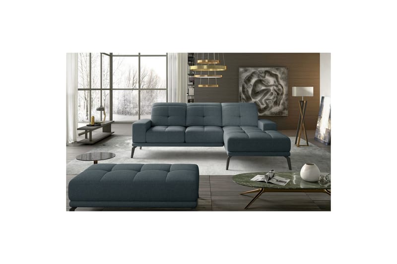 Hörnsoffa Eltap Torrense 265x175x98 cm, Grande 75, Blå, Höger