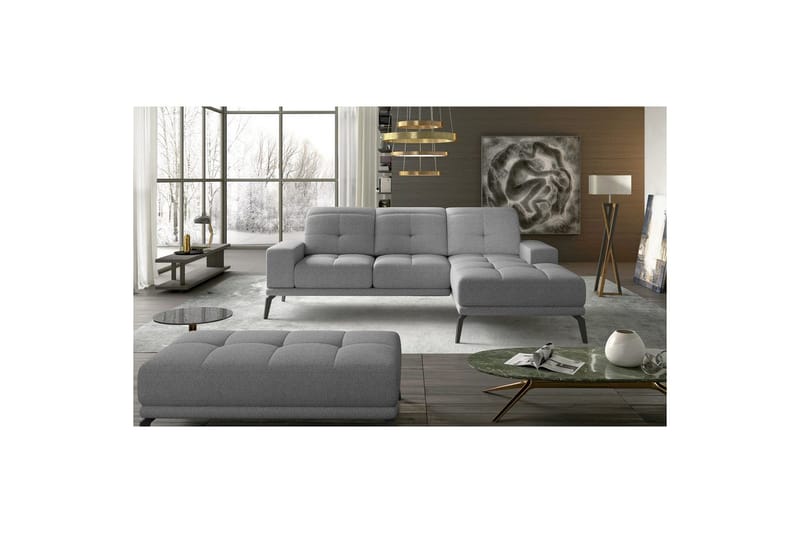 Hörnsoffa Eltap Torrense 265x175x98 cm - Grande 81, Grå, Höger - Möbler - Vardagsrum - Bäddsoffor