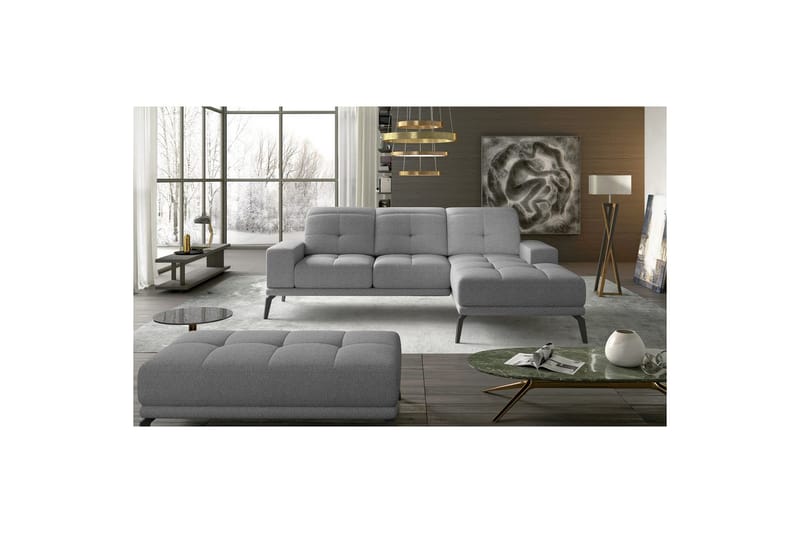 Hörnsoffa Eltap Torrense 265x175x98 cm - Grande 81, Grå, Höger - Möbler - Vardagsrum - Bäddsoffor
