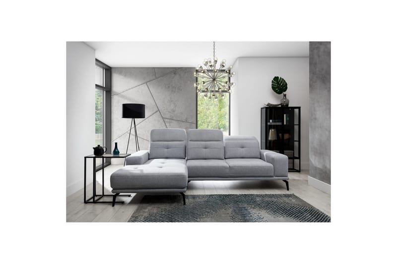 Hörnsoffa Eltap Torrense 265x175x98 cm - Primo 88, Grå, Vänster - Möbler - Vardagsrum - Bäddsoffor