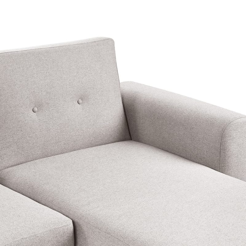 Hörnsoffa Kaarina - Grå, brun - Möbler - Vardagsrum - Bäddsoffor - Hörnbäddsoffa