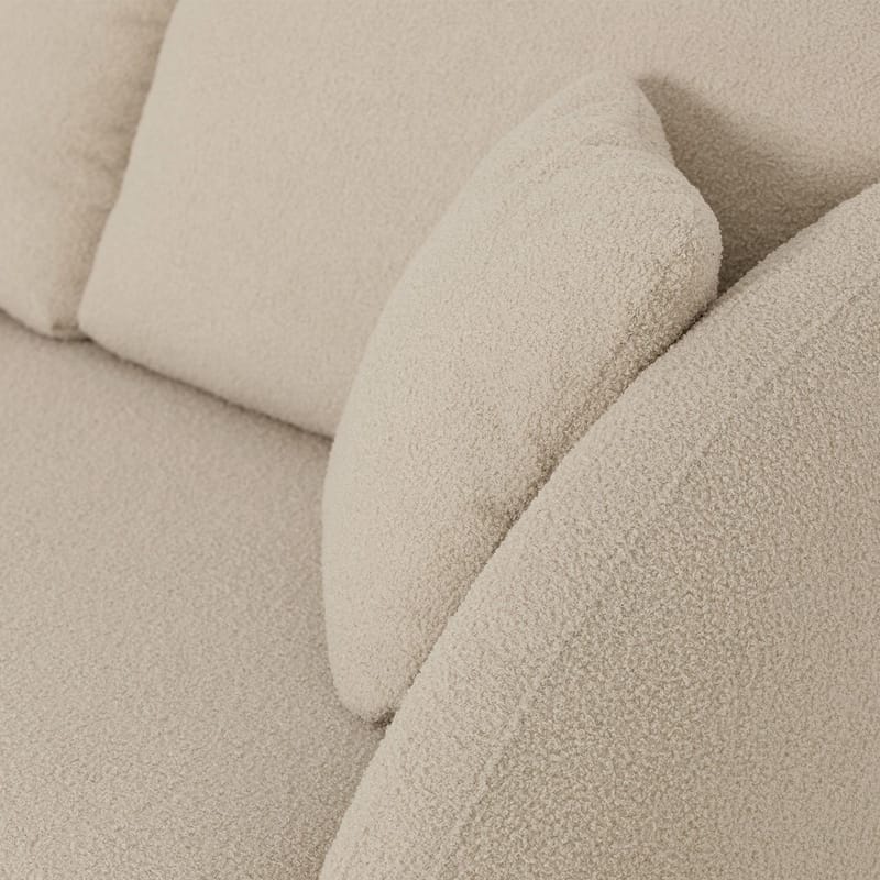 Hörnsoffa Norrby Vänster - kräm - Möbler - Vardagsrum - Bäddsoffor - Hörnbäddsoffa