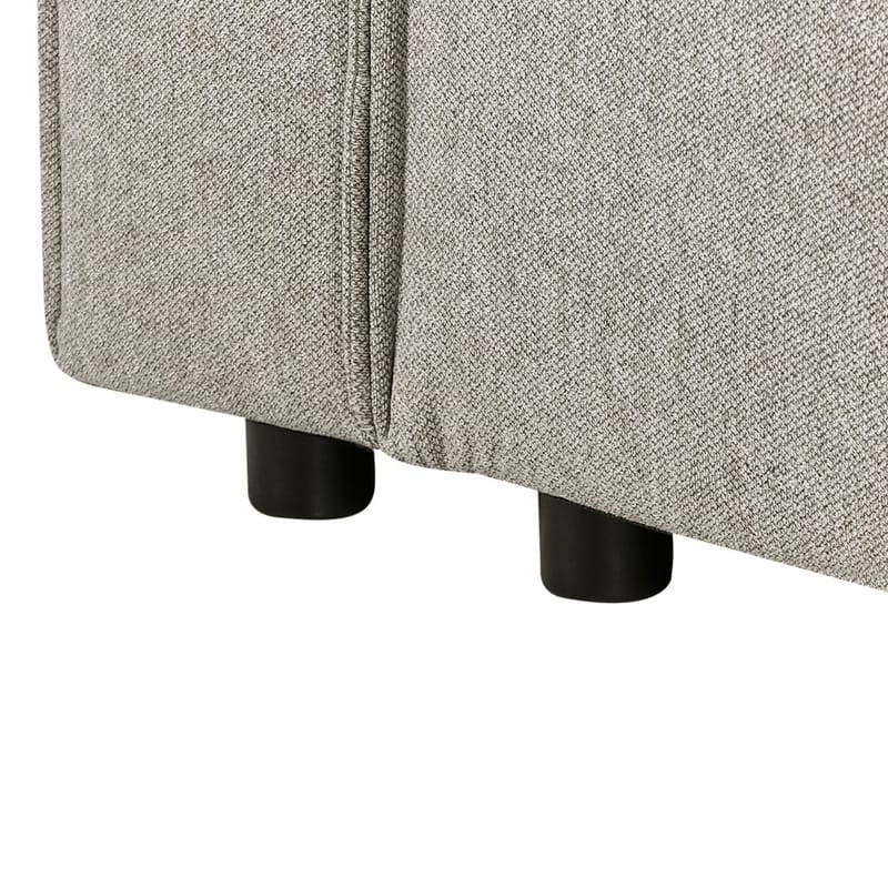 Hörnsoffa Romedal II - Beige, svart/Vänstervänd - Möbler - Vardagsrum - Bäddsoffor - Hörnbäddsoffa