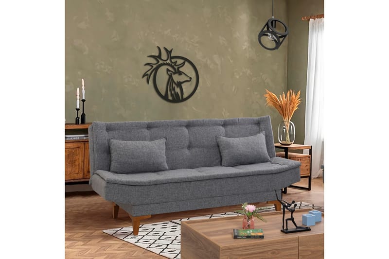 Hunterville Bäddsoffa 3-sits 106x188 - Mörkgrå - Möbler - Vardagsrum - Bäddsoffor