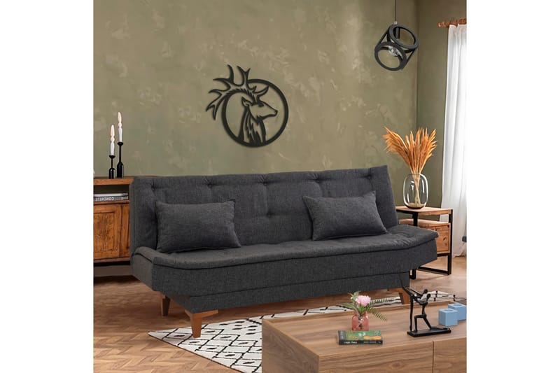 Hunterville Bäddsoffa 3-sits 106x192 - Antracit - Möbler - Vardagsrum - Bäddsoffor
